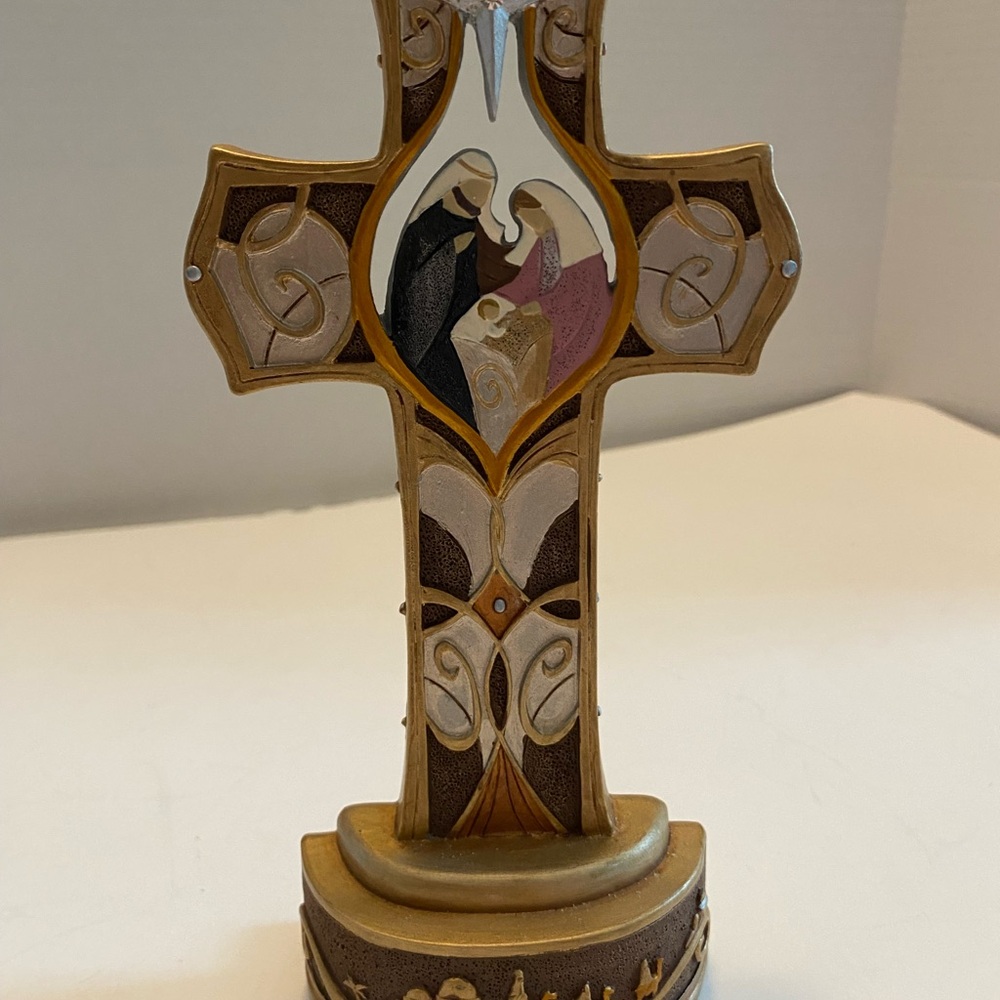 Legacy Of Love Enesco Cornerstones of Faith Cross Nativity Jesus Figurine 2013
